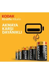KODAK Xtralife Alkalin Kalem Pil (İnce)