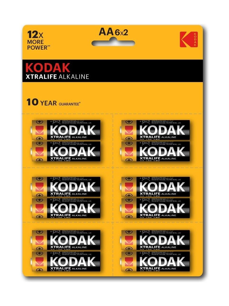 KODAK Xtralife Alkalin Kalem Pil (İnce)